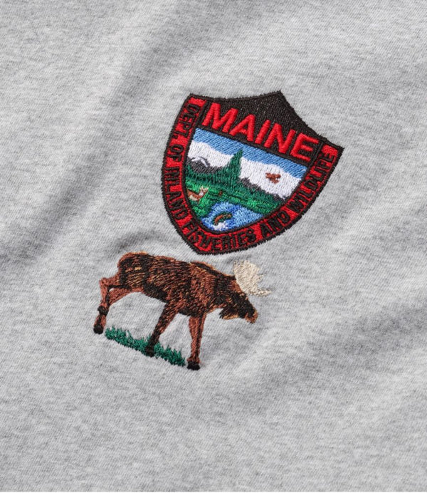 Men's MIF&W Tee, Long-Sleeve Moose