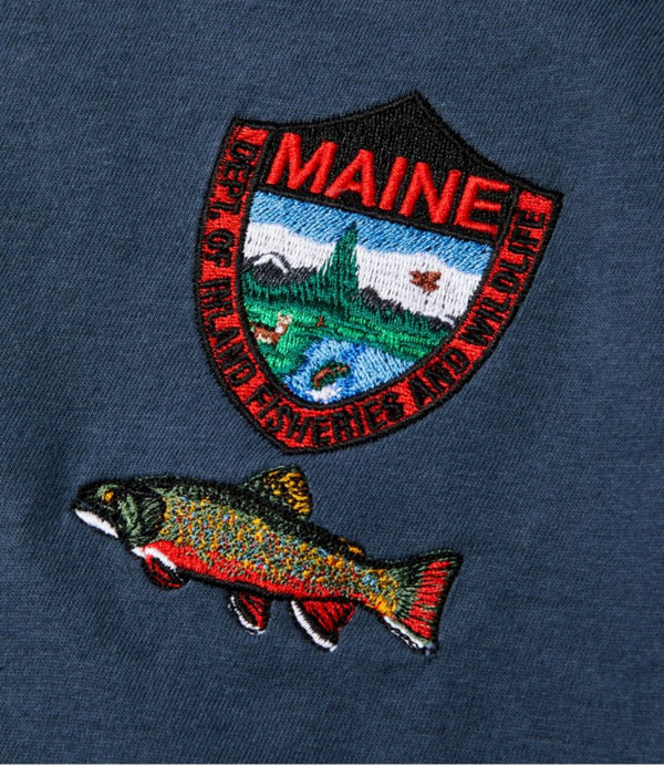 Men's MIF&W Tee, Short-Sleeve Brook Trout