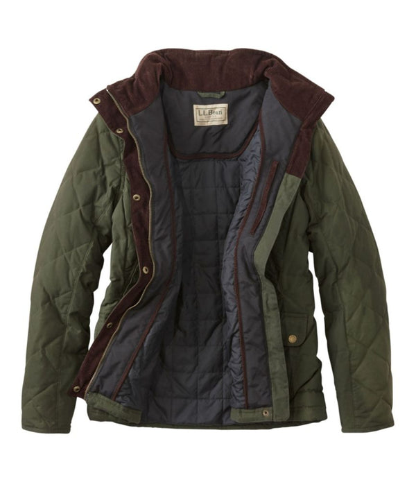 Women's L.L.Bean Upcountry Waxed-Cotton Down Jacket