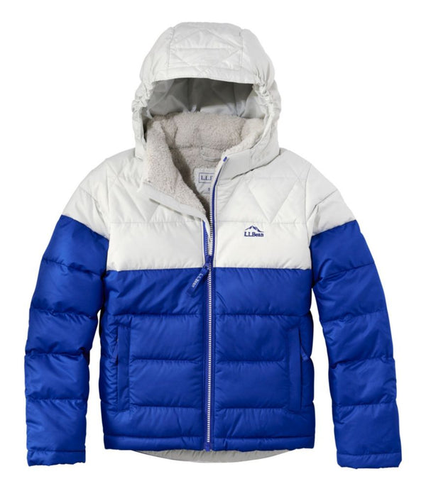 Kids' Bean's Down Jacket, Colorblock