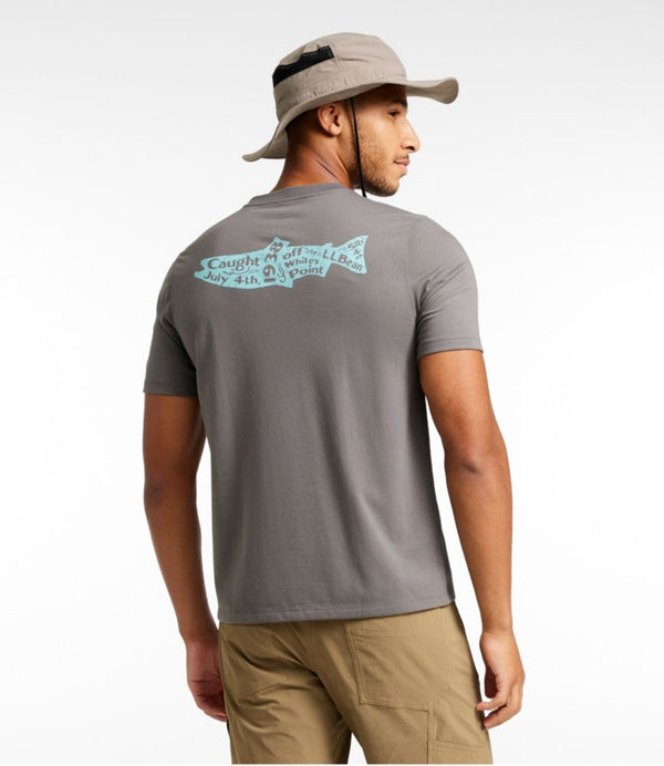 Men's Technical Fishing Graphic Tees, Short-Sleeve