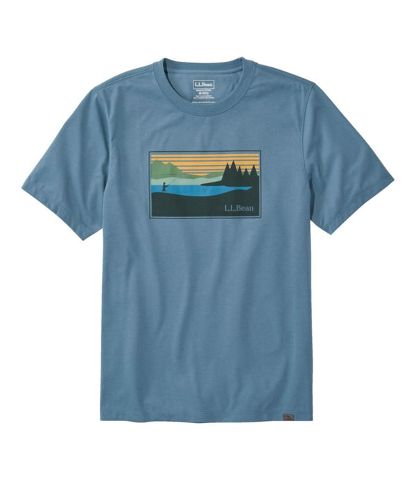 Men's Technical Fishing Graphic Tees, Short-Sleeve