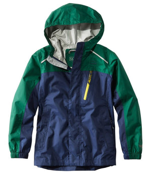 Kids' Trail Model Rain Jacket, Colorblock