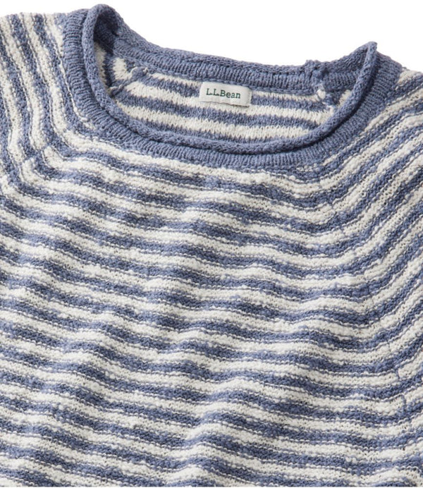 Women's Midweight Cotton Slub Rollneck Pullover Stripe