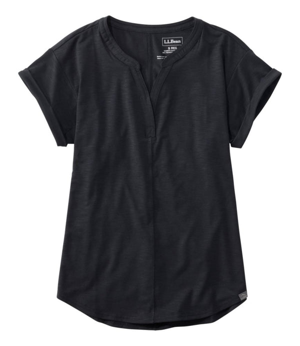 Women's Streamside Tee, Short-Sleeve Splitneck