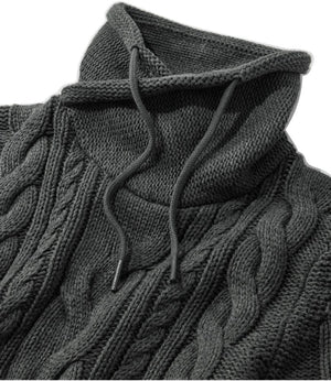 Women's Double L® Mixed-Cable Sweater, Funnelneck