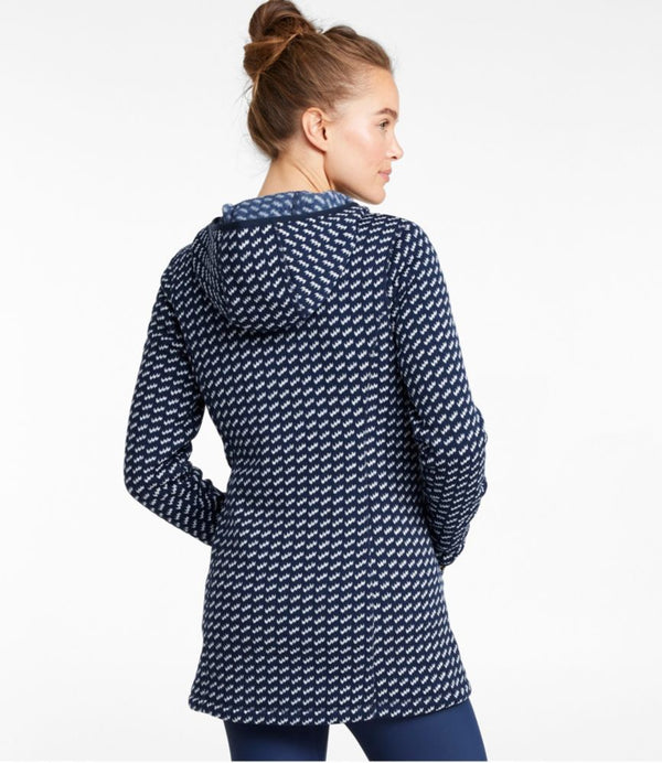 Women's L.L.Bean Sweater Fleece Coat, Print