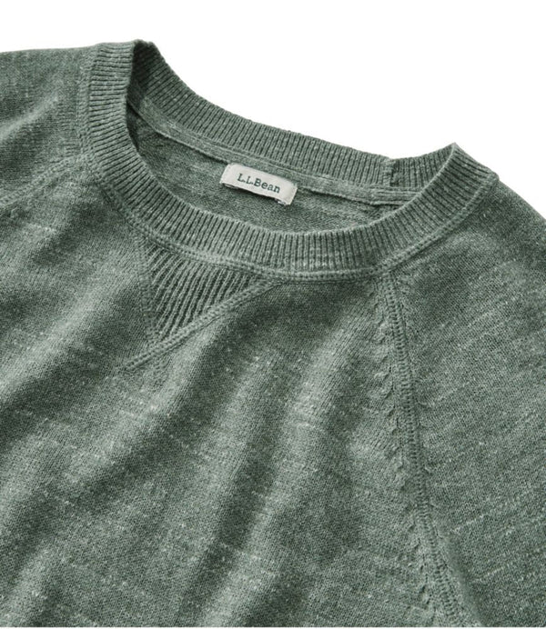 Women's Organic Cotton Slub Sweater, Crewneck Sweatshirt