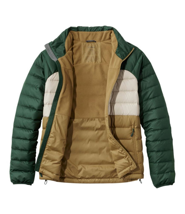 Men's Bean's Down Jacket, Colorblock
