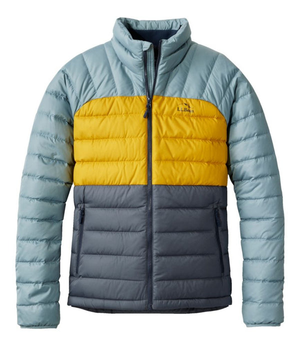 Men's Bean's Down Jacket, Colorblock
