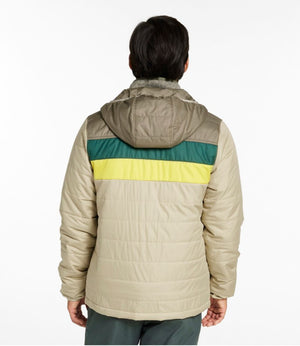 Men's Mountain Classic Puffer Hooded Jacket, Colorblock