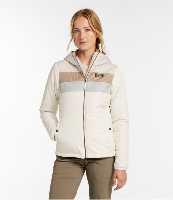 Women's Mountain Classic Puffer Hooded Jacket, Colorblock