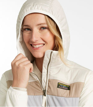 Women's Mountain Classic Puffer Hooded Jacket, Colorblock