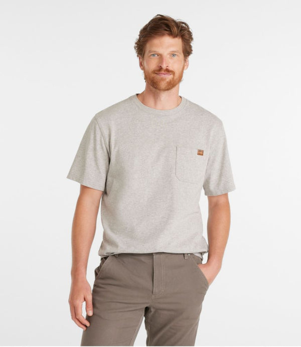 Men's BeanBuilt Cotton Tees, Pocket, Short-Sleeve