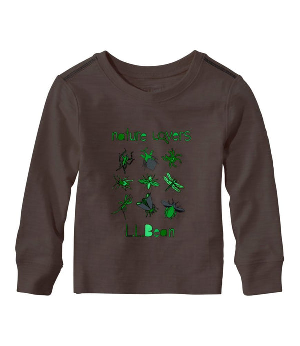 Infants' and Toddlers' Graphic Tee, Long-Sleeve Glow-in-the-Dark