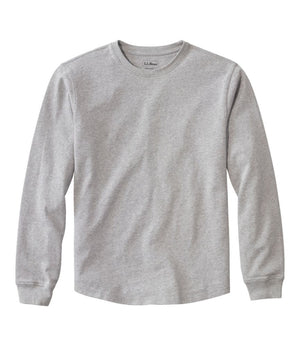 Men's BeanBuilt Cotton Tee, Without Pocket, Long-Sleeve