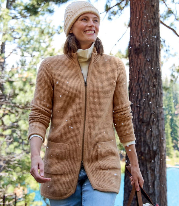 Women's SuperSoft Waffle Sweater, Coatigan