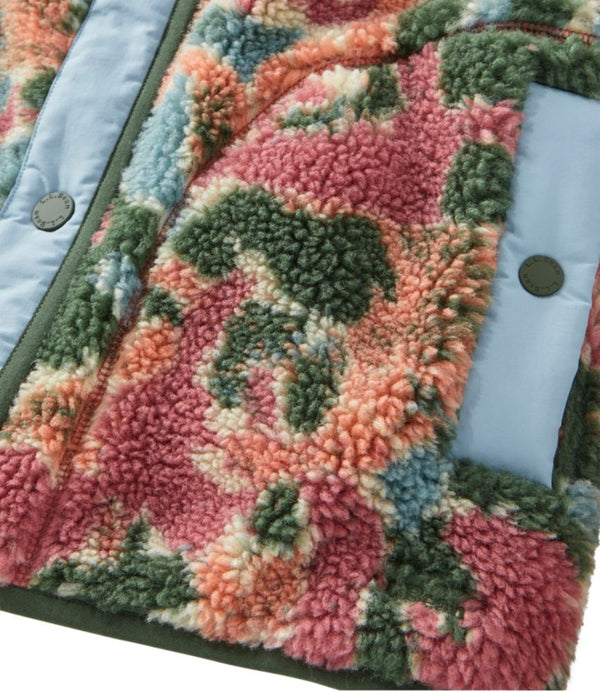 Women's Bean's Sherpa Fleece Jacket, Print