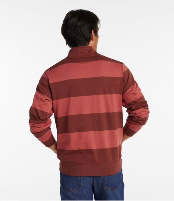Men's Bean's Vintage Soft Rugby, Mockneck, Stripe