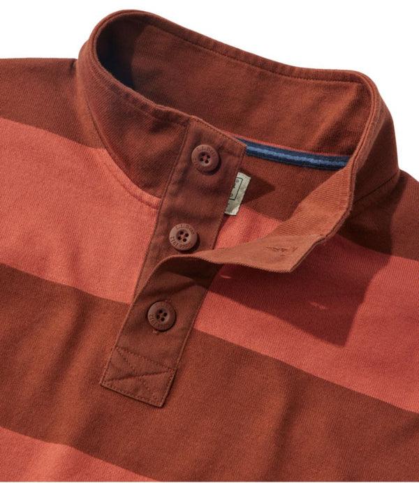 Men's Bean's Vintage Soft Rugby, Mockneck, Stripe