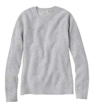 Women's Classic Cashmere Textured Sweater, Crewneck