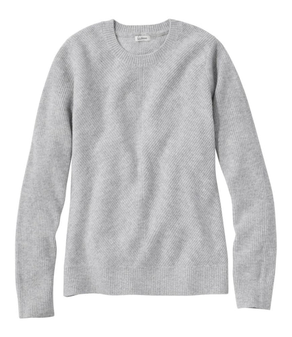 Women's Classic Cashmere Textured Sweater, Crewneck