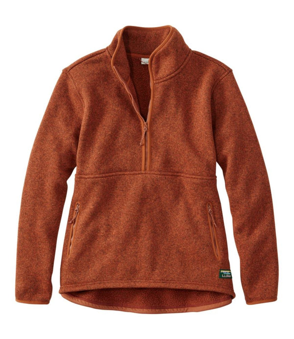 Women's L.L.Bean Sweater Fleece Half-Zip Pullover