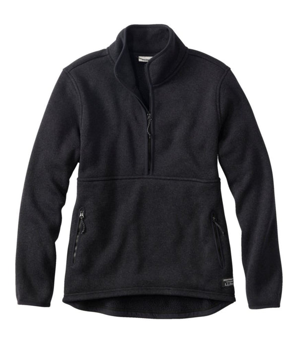 Women's L.L.Bean Sweater Fleece Half-Zip Pullover