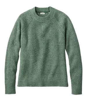 Women's Mariner Shaker Sweater, Crewneck