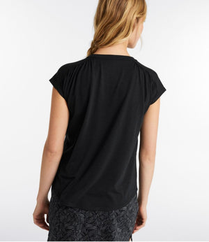 Women's Streamside Tee, Short-Sleeve Ruched Crew