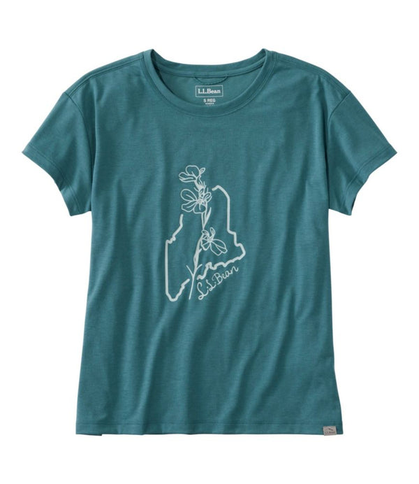 Women's Vista Camp Tee, Short-Sleeve Graphic Crew