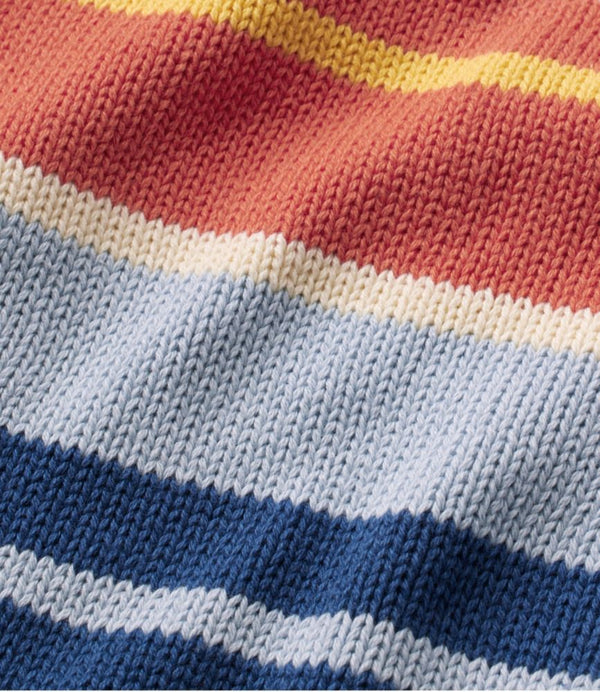 Women's Signature Original Cotton Sweater, Rollneck Stripe
