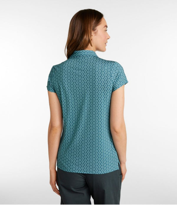 Women's Access Polo, Short-Sleeve Print
